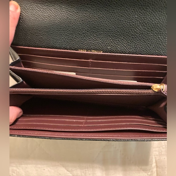 CHANEL CLASSIC BLACK CAVIAR FLAP WALLET - Picture 2 of 7